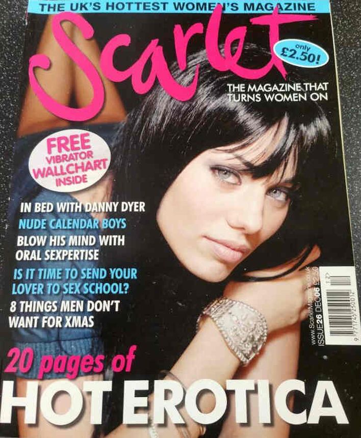 SCARLET UK magazine side cover Issue 26  December 2006