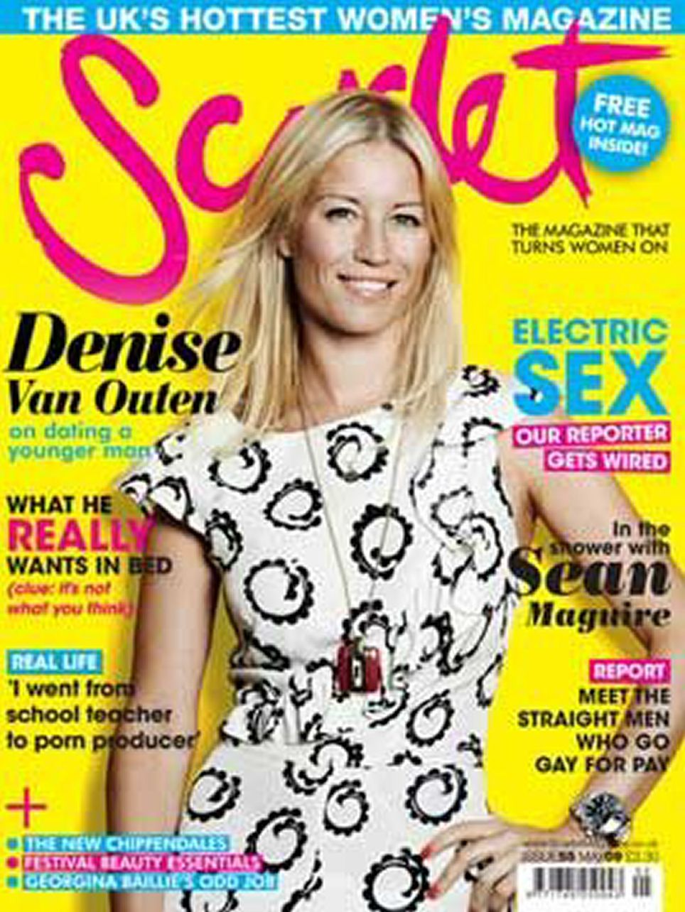 SCARLET UK magazine side cover  May 2009