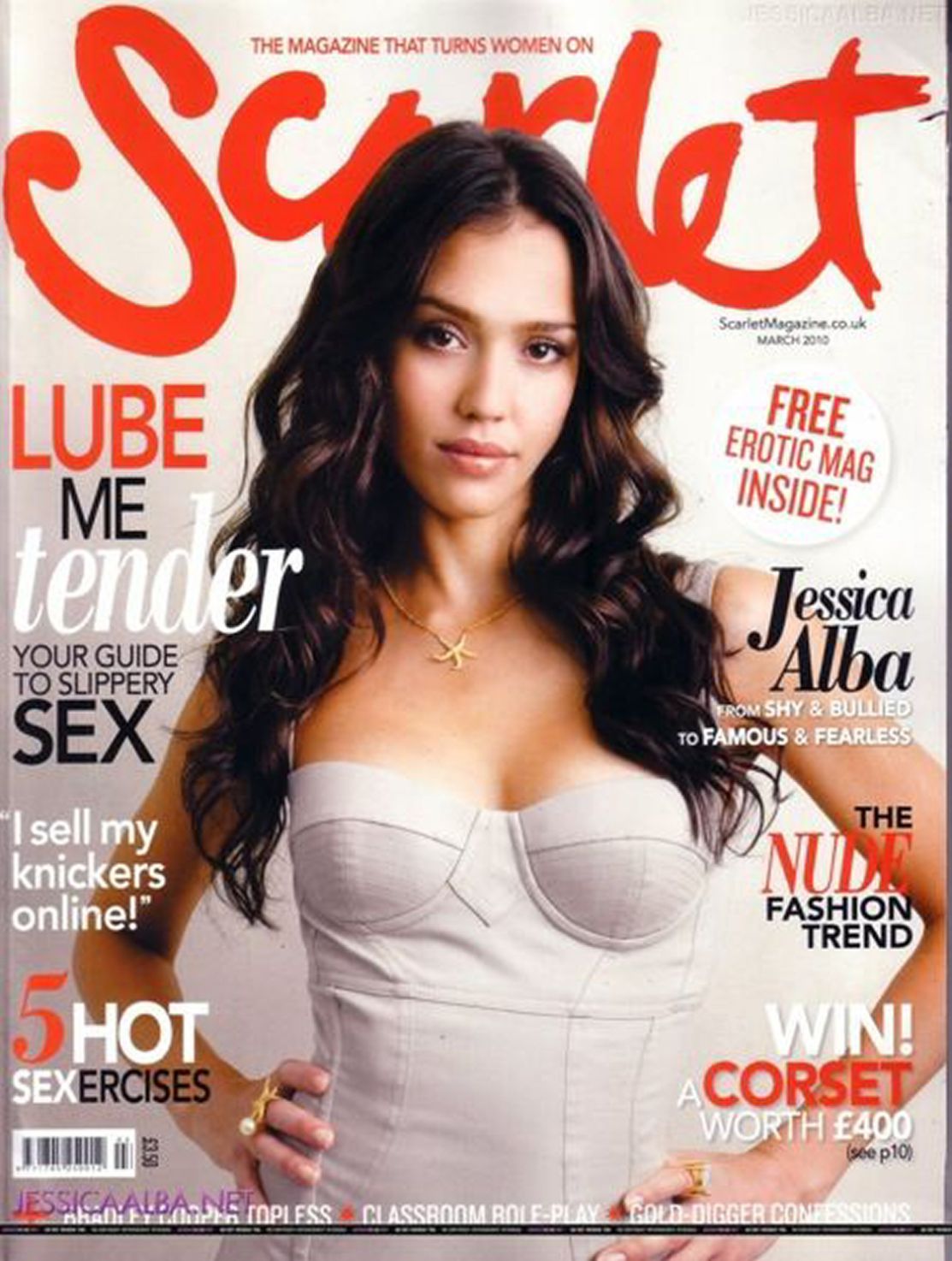 SCARLET UK magazine side cover  March 2010