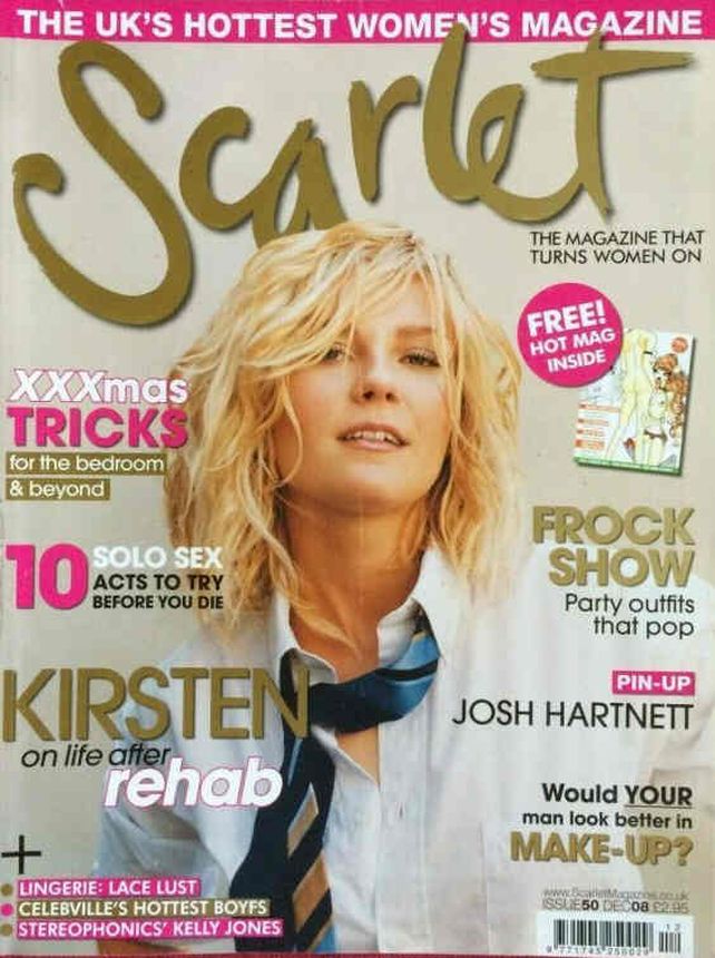 SCARLET UK magazine side cover  December 2008