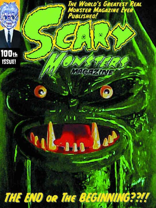 SCARY MONSTERS magazine side cover Issue 100  2016