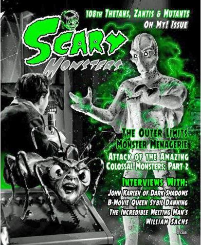 SCARY MONSTERS magazine side cover Issue 108  April 2018