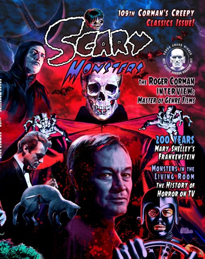 SCARY MONSTERS magazine side cover Issue 109  July 2018