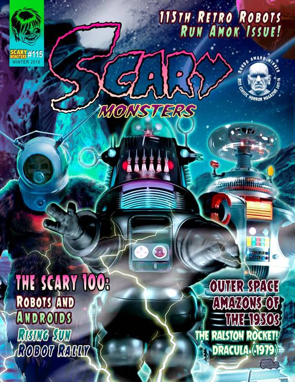 SCARY MONSTERS magazine side cover Issue 115 Winter 2019