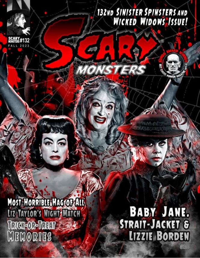 SCARY MONSTERS magazine side cover Issue 132 Fall 2023