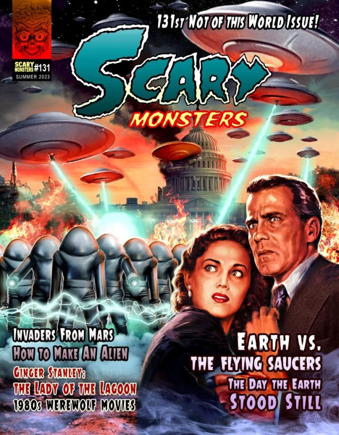 SCARY MONSTERS magazine side cover Issue 131 Summer 2023
