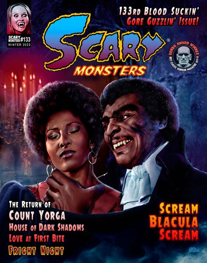 SCARY MONSTERS magazine side cover Issue 133 Winter 2023