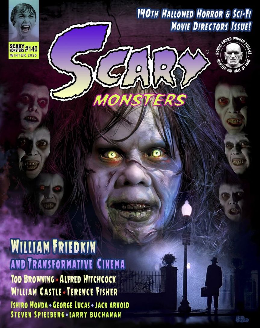 SCARY MONSTERS magazine side cover Issue 140 Winter 2025