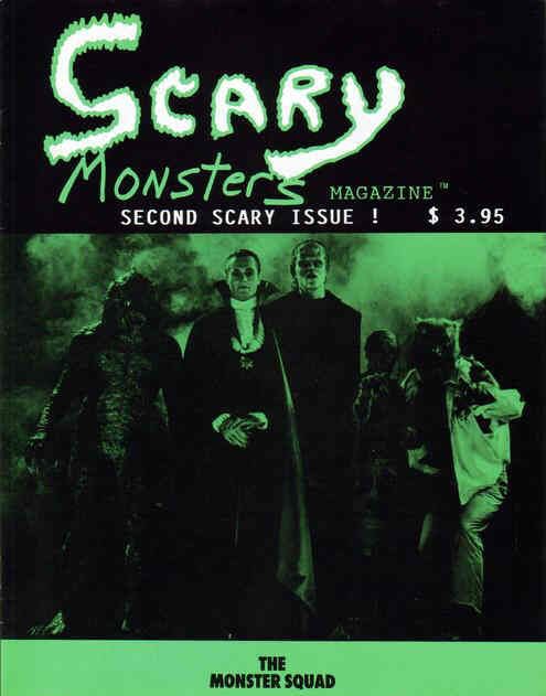 SCARY MONSTERS magazine side cover Issue 2  1992