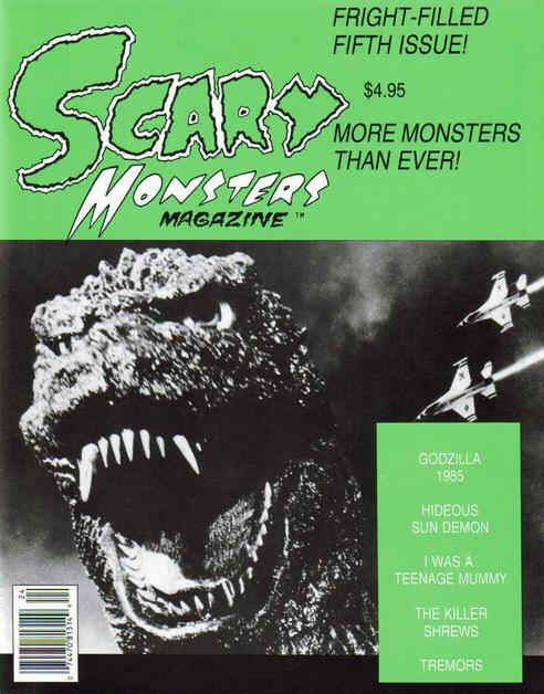 SCARY MONSTERS magazine side cover Issue 5  1992