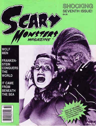 SCARY MONSTERS magazine side cover Issue 7  1993