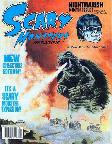 SCARY MONSTERS magazine side cover Issue 9  1993