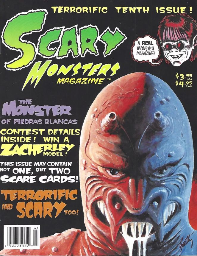 SCARY MONSTERS magazine side cover Issue 10  1994