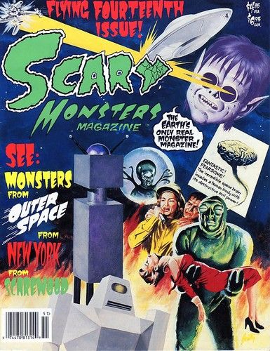 SCARY MONSTERS magazine side cover Issue 14  1995