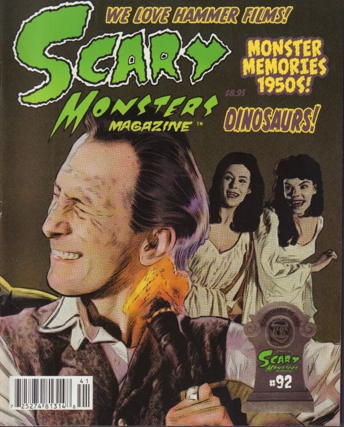 SCARY MONSTERS magazine side cover Issue 92 May/June 2014