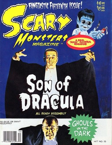 SCARY MONSTERS magazine side cover Issue 15  1995