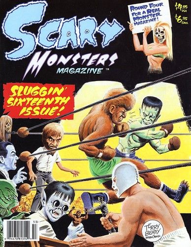 SCARY MONSTERS magazine side cover Issue 16  1995