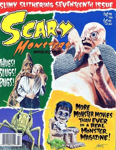SCARY MONSTERS magazine side cover Issue 17  1995