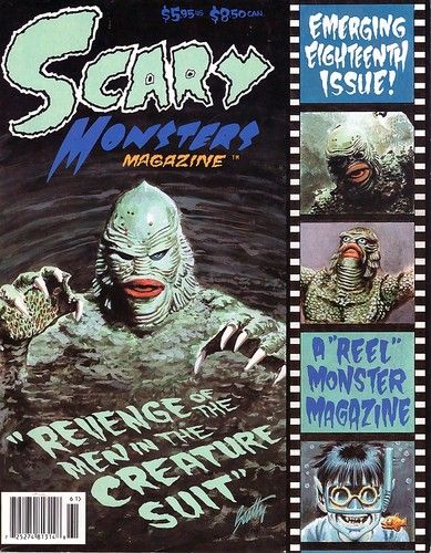 SCARY MONSTERS magazine side cover Issue 18  1996