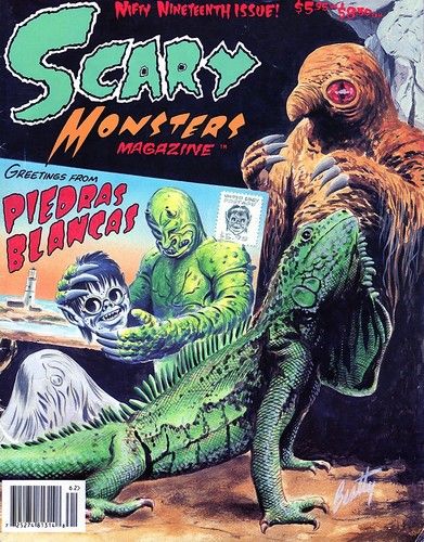 SCARY MONSTERS magazine side cover Issue 19  1996