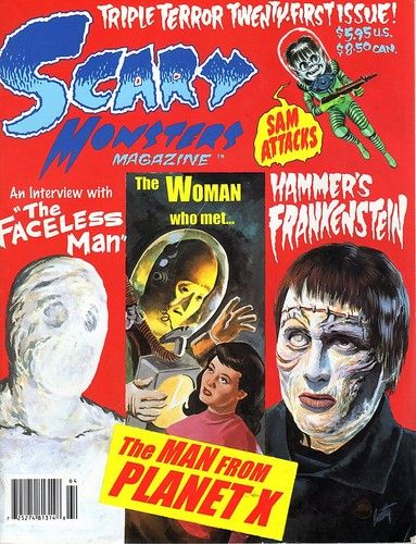 SCARY MONSTERS magazine side cover Issue 21  1996