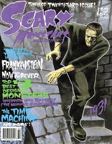 SCARY MONSTERS magazine side cover Issue 23  1997