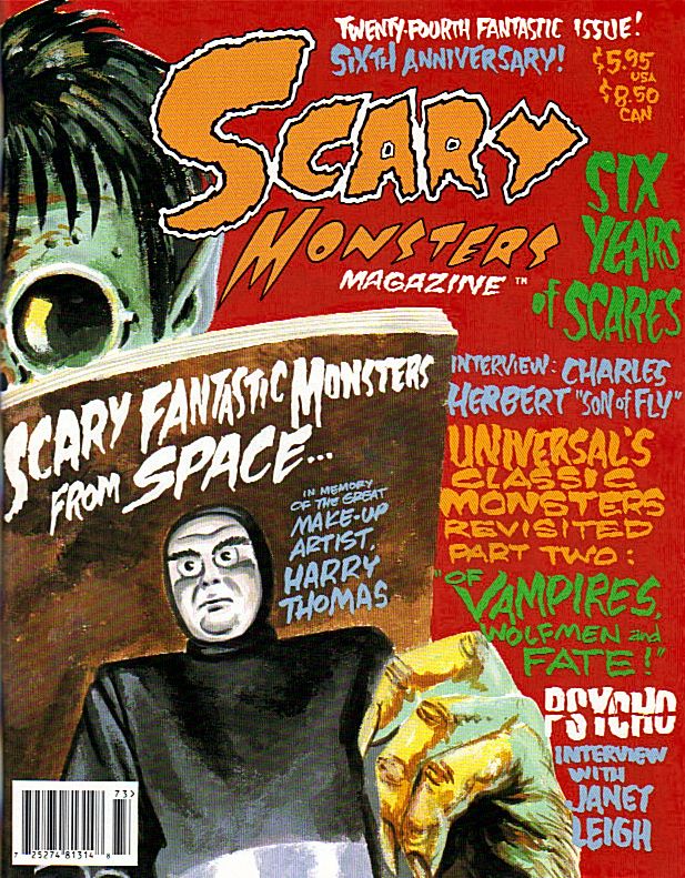 SCARY MONSTERS magazine side cover Issue 24  1997