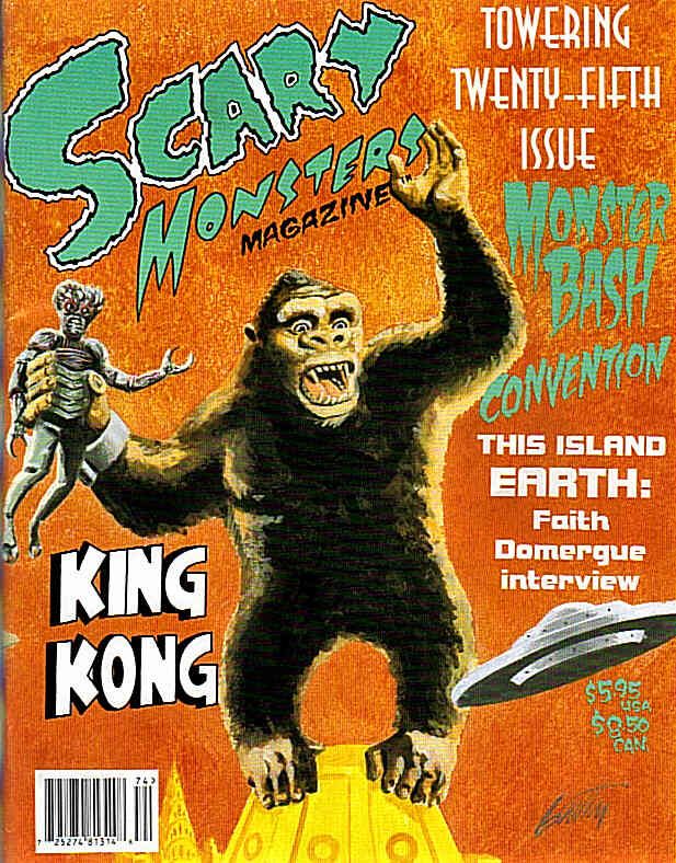 SCARY MONSTERS magazine side cover Issue 25  1997