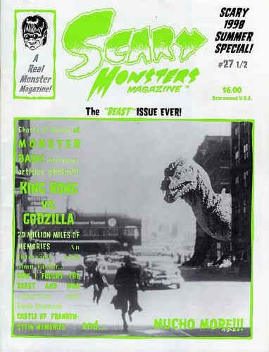 SCARY MONSTERS magazine side cover Issue 27.5 5 June 1998