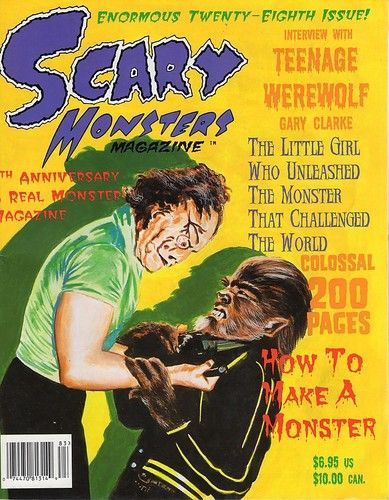 SCARY MONSTERS magazine side cover Issue 28  1998