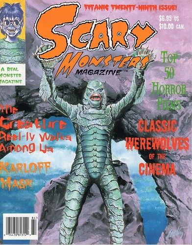 SCARY MONSTERS magazine side cover Issue 29  1998