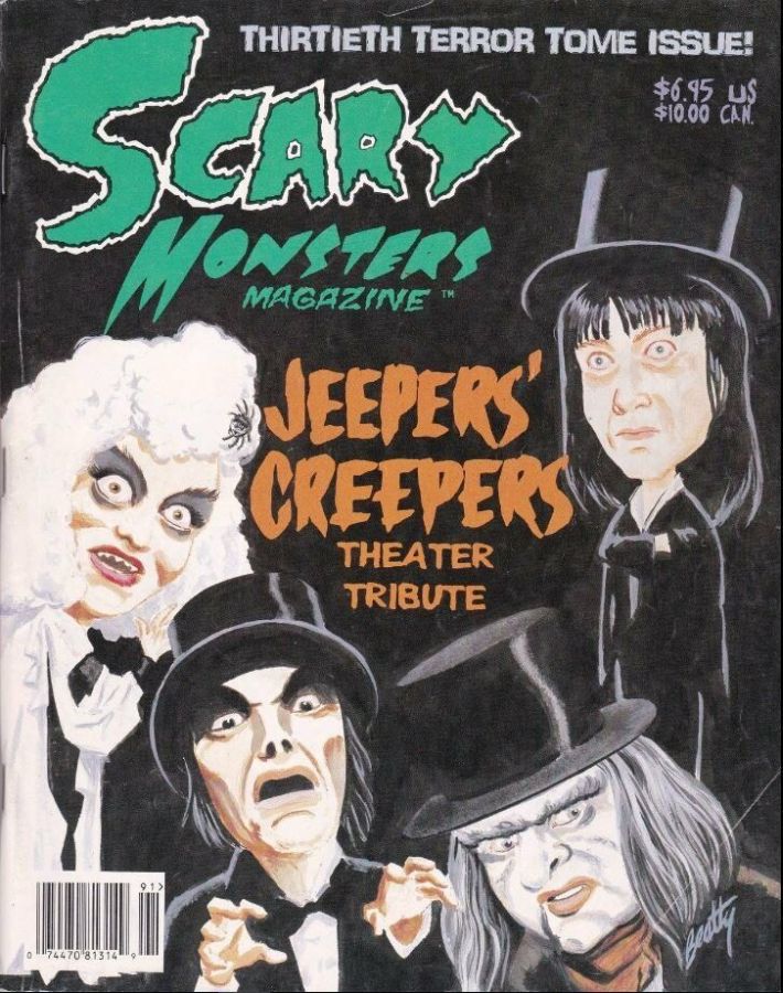 SCARY MONSTERS magazine side cover Issue 30  1999