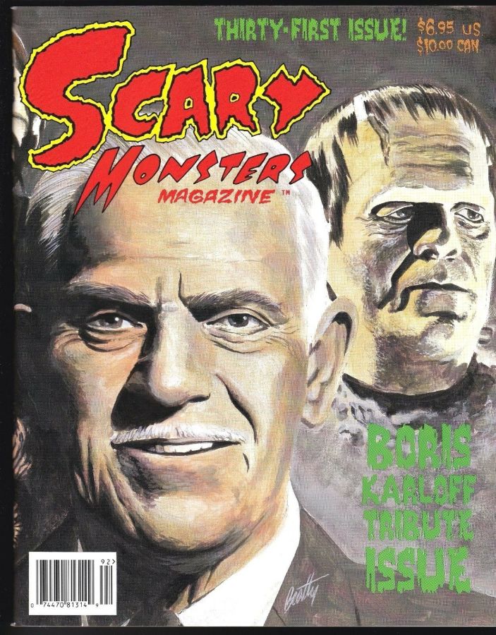 SCARY MONSTERS magazine side cover Issue 31  1999