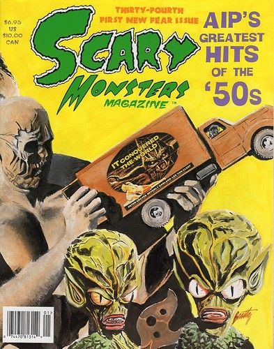 SCARY MONSTERS magazine side cover Issue 34 March/April/May 2000