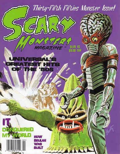 SCARY MONSTERS magazine side cover Issue 35 June/July/August 2000
