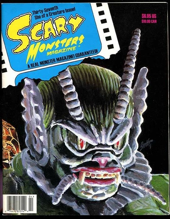 SCARY MONSTERS magazine side cover Issue 37 Dec/January/February 2001