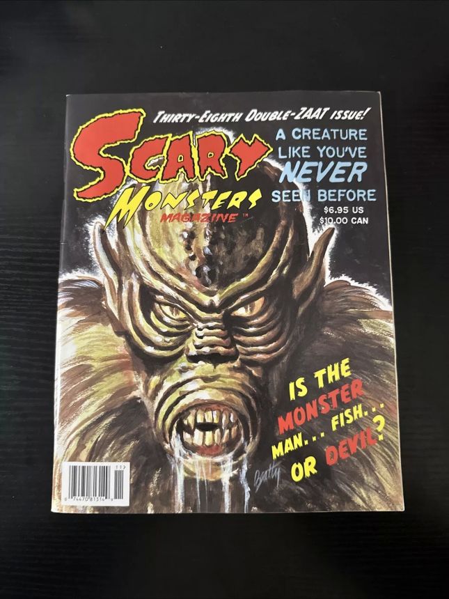 SCARY MONSTERS magazine side cover Issue 38 March/April/May 2001