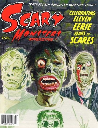 SCARY MONSTERS magazine side cover Issue 44 September/October/November 2002