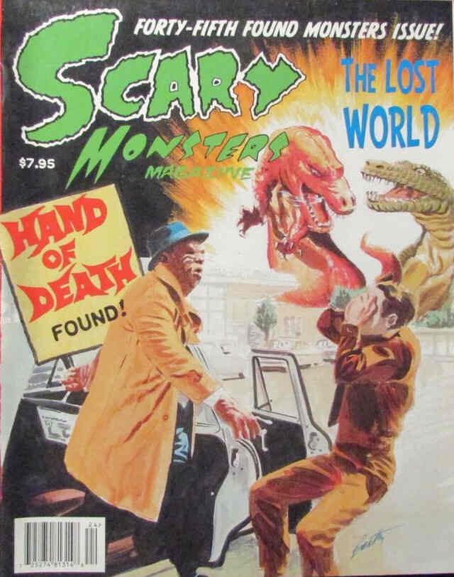 SCARY MONSTERS magazine side cover Issue 45 Dec/January/February 2003