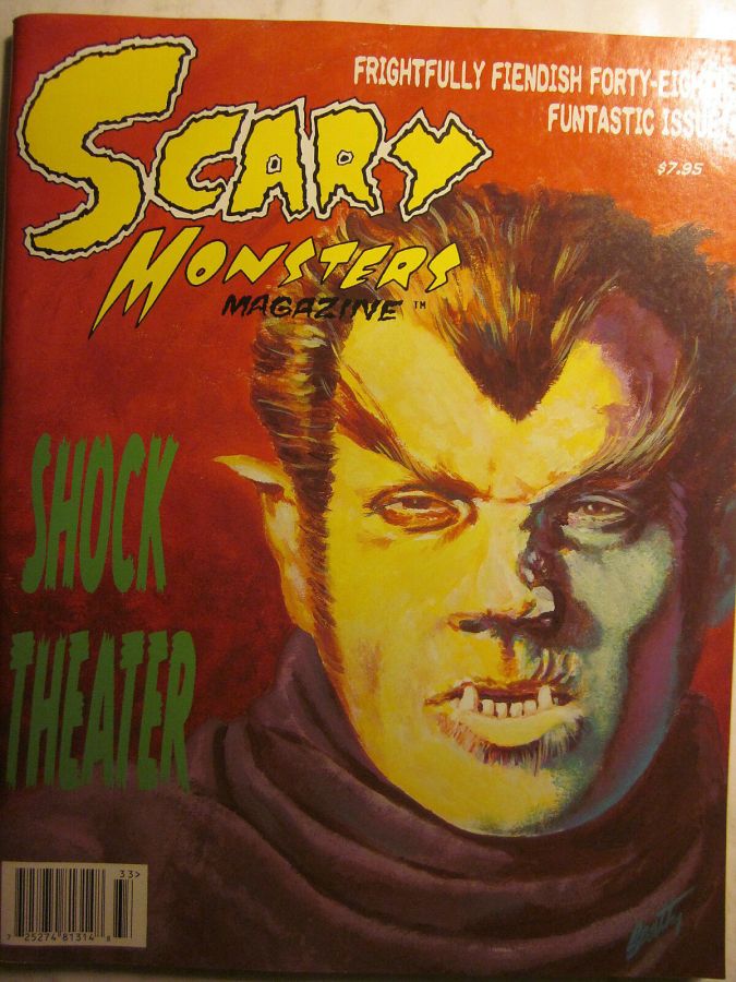 SCARY MONSTERS magazine side cover Issue 48 September/October/November 2003