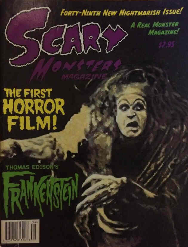 SCARY MONSTERS magazine side cover Issue 49 Dec/January/February 2004