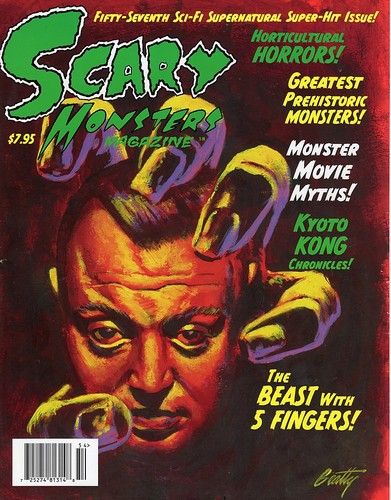 SCARY MONSTERS magazine side cover Issue 57 Dec/January/February 2006
