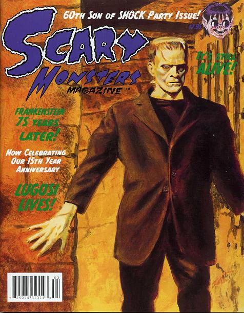 SCARY MONSTERS magazine side cover Issue 60 September/October/November 2006