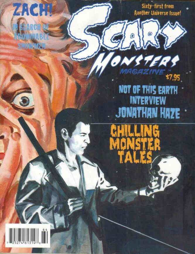 SCARY MONSTERS magazine side cover Issue 61 Dec/January/February 2007