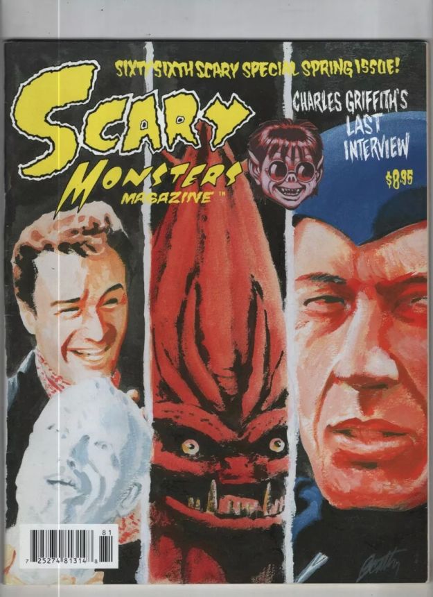 SCARY MONSTERS magazine side cover Issue 66 March/April/May 2008