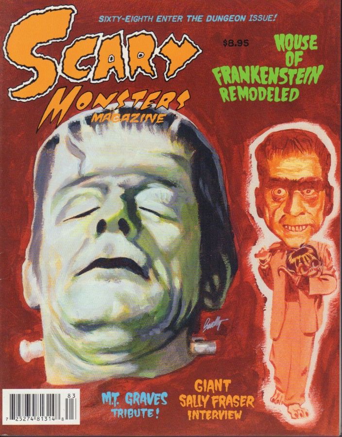 SCARY MONSTERS magazine side cover Issue 68 September/October/November 2008