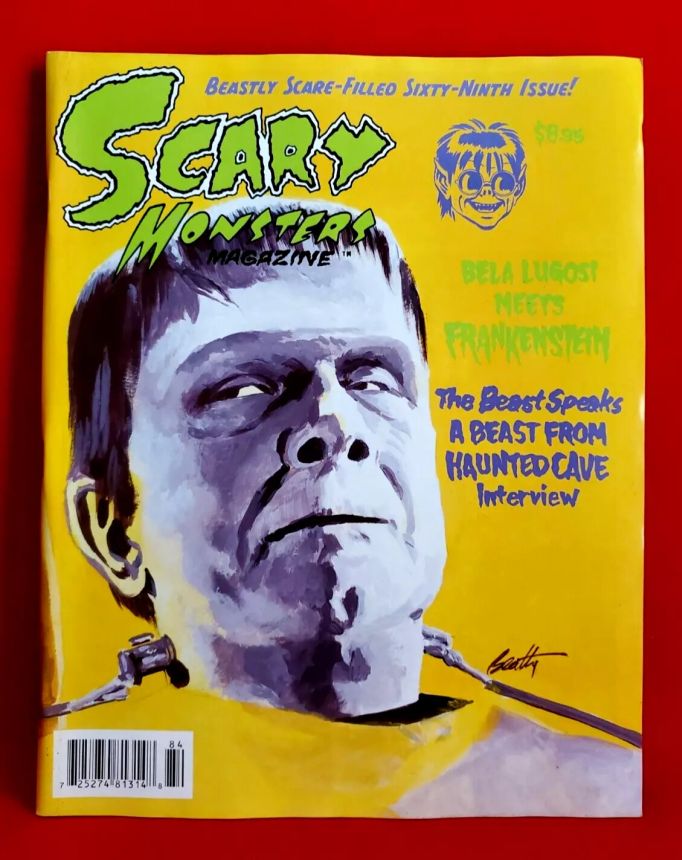 SCARY MONSTERS magazine side cover Issue 69 Dec/January/February 2009