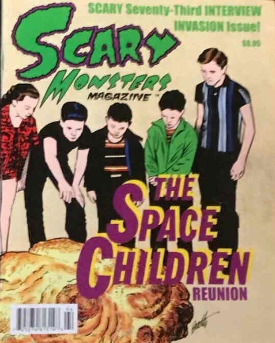 SCARY MONSTERS magazine side cover Issue 73 Dec/January/February 2010