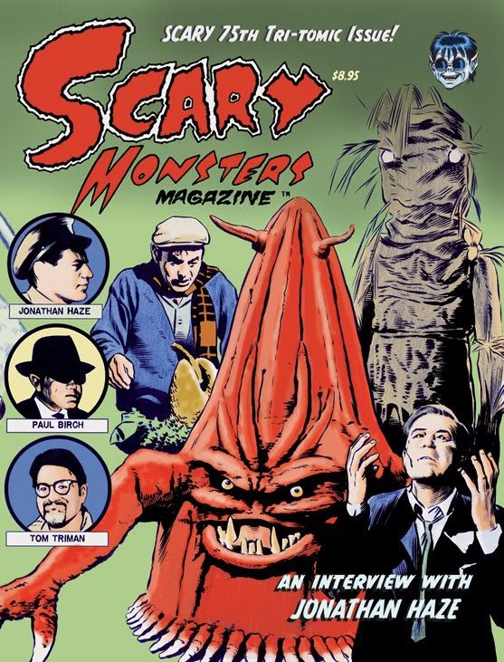 SCARY MONSTERS magazine side cover Issue 75 June/July/August 2010