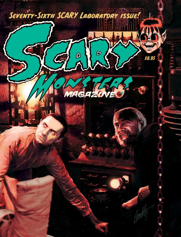 SCARY MONSTERS magazine side cover Issue 76 September/October/November 2010